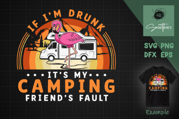 Drunk Flamingo Graphics for Crafts