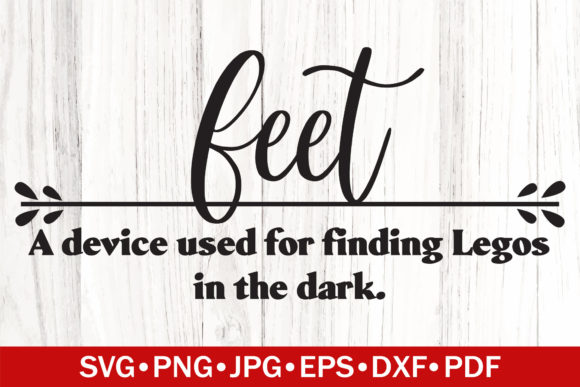 Feet Funny Definition SVG: A Graphic for Crafts and Creativity