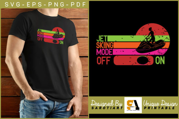 Jet Skiing Mode Off On Funny Quotes SVG
