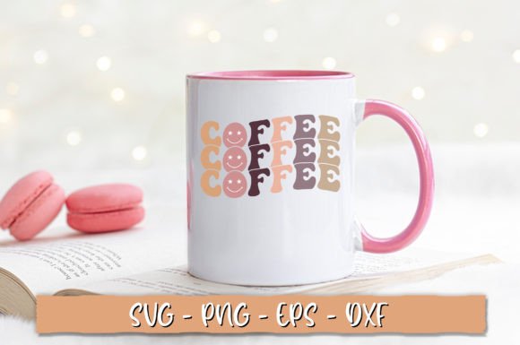 Retro Coffee Graphics for Creative Crafts