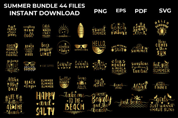 Summer Vibes Graphic Bundle for Local Business Branding