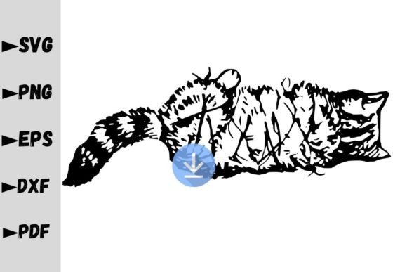 Tangled-Up Kitty SVG