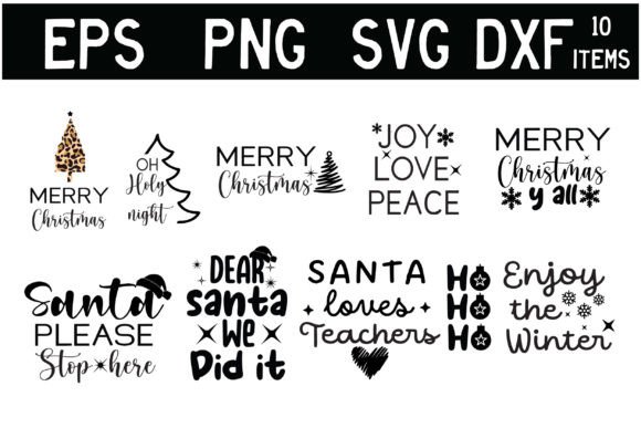 Winter Graphics for Crafts and Branding